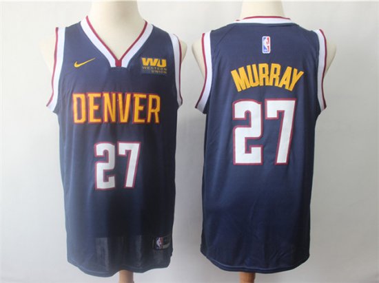 Denver Nuggets #27 Jamal Murray Navy Swingman Jersey