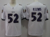 Baltimore Ravens #52 Ray Lewis White Vapor Limited Jersey