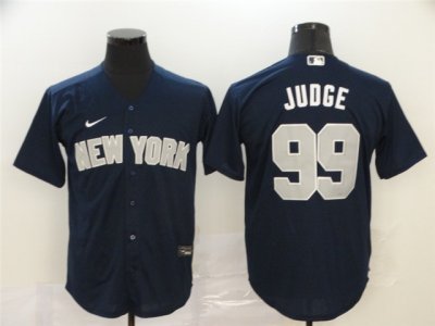 New York Yankees #99 Aaron Judge Navy Cool Base Jersey