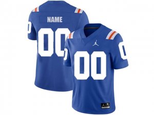 NCAA Florida Gators Custom #00 Royal Blue Throwback Alternate Game Jersey