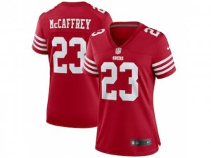 Women's San Francisco 49ers #23 Christian McCaffrey 2022 Red Vapor Limited Jersey