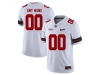 NCAA Ohio State Buckeyes Custom #00 White Diamond College Football Jersey