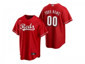 Cincinnati Reds #00 Red Cool Base Custom Jersey