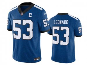 Indianapolis Colts #53 Jonathan Taylor Indiana Nights Blue Vapor F.U.S.E. Limited Jersey