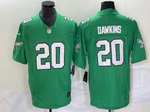 Philadelphia Eagles #20 Brian Dawkins Kelly Green Vapor F.U.S.E. Limited Jersey