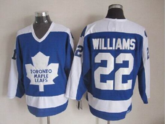 Toronto Maple Leafs #22 Tiger Williams 1978 CCM Vintage Blue Jersey