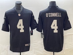 Las Vegas Raiders #4 Aidan O'Connell Black Vapor Limited Jersey