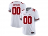 NCAA Ohio State Buckeyes Custom #00 White College Football Jersey