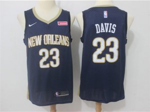 New Orleans Pelicans #2 Lonzo Ball Navy Blue Swingman Jersey