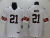 Cleveland Browns #21 Denzel Ward White Vapor Untouchable Limited Jersey