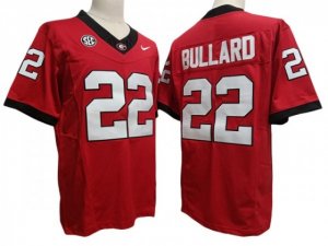 NCAA Georgia Bulldogs #22 Javon Bullard Red Vapor F.U.S.E. Limited Jersey