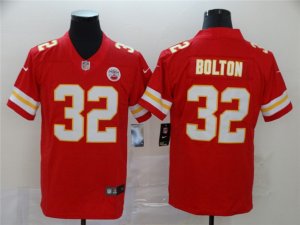 Kansas City Chiefs #32 Nick Bolton Red Vapor Limited Jersey