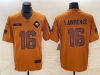 Jacksonville Jaguars #16 Trevor Lawrence 2023 Brown Salute To Service Limited Jersey