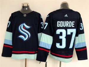 Seattle Kraken #37 Yanni Gourde Navy Jersey