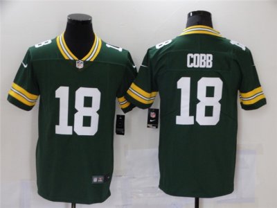 Green Bay Packers #18 Randall Cobb Green Vapor Limited Jersey