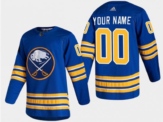 Buffalo Sabres #00 Home Royal Custom Jersey