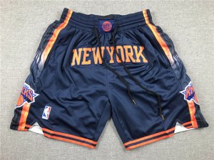 New York Knicks Navy Statement Edition Basketball Shorts