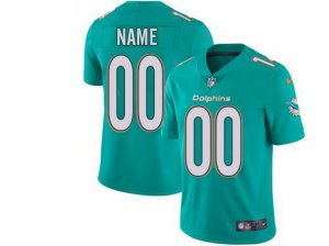 Miami Dolphins #00 Aqua Vapor Limited Custom Jersey