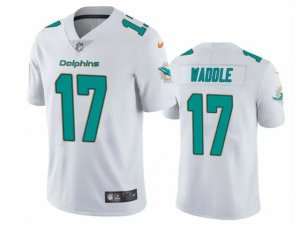 Youth Miami Dolphins #17 Jaylen Waddle White Vapor Limited Jersey