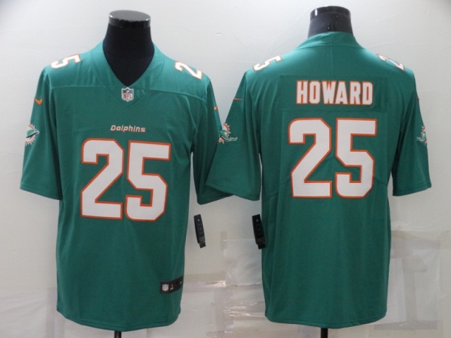 Miami Dolphins #25 Xavien Howard Aqua Vapor Limited Jersey - Click Image to Close