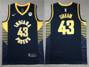 Indiana Pacers #43 Pascal Siakam Navy Swingman Jersey