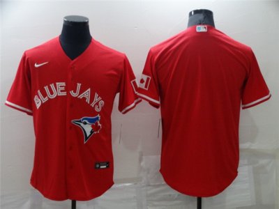 Toronto Blue Jays Blank Red Cool Base Jersey