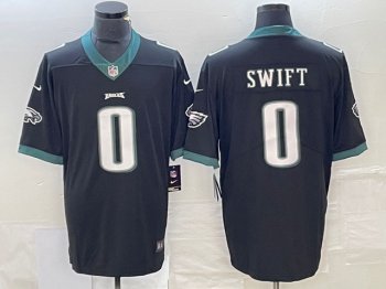 Philadelphia Eagles #1 Jalen Hurts Black Vapor Limited Jersey