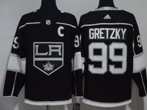 Los Angeles Kings #99 Wayne Gretzky Home Black Jersey