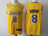 Los Angeles Lakers #8 Kobe Bryant Gold Swingman Jersey