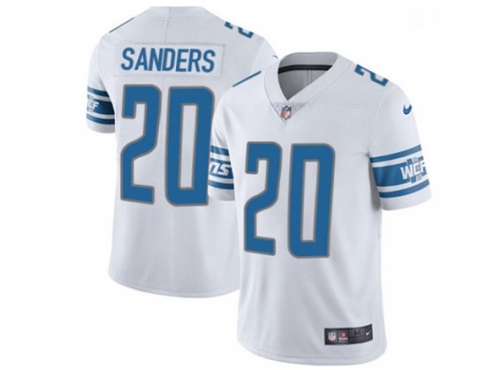 Detroit Lions #20 Barry Sanders White Vapor Limited Jersey