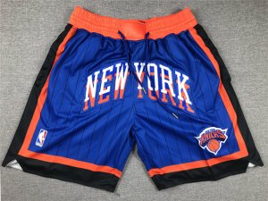 New York Knicks New York Blue City Edition Basketball Shorts