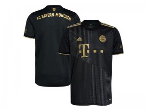 Club Bayern Munich Blank Away Black 2021/22 Soccer Jersey