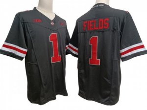 NCAA Ohio State Buckeyes #1 Justin Fields Black Vapor F.U.S.E. Limited Jersey