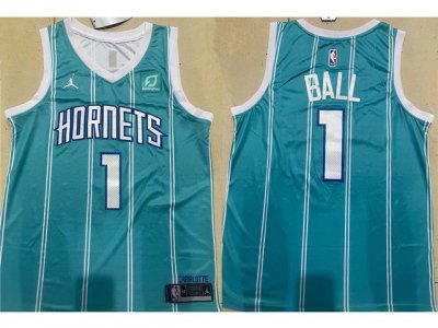 Charlotte Hornets #1 LaMelo Ball Teal Swingman Jersey