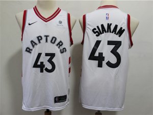 Toronto Raptors #43 Pascal Siakam White Swingman Jersey