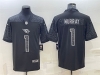 Arizona Cardinals #1 Kyler Murray Black RFLCTV Limited Jersey