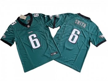 Philadelphia Eagles #6 DeVonta Smith Green Vapor F.U.S.E. Limited Jersey