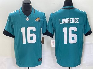 Jacksonville Jaguars #16 Trevor Lawrence Teal Vapor F.U.S.E. Limited Jersey