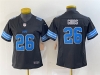 Womens Detroit Lions #26 Jahmyr Gibbs 2024 Black Vapor F.U.S.E. Limited Jersey