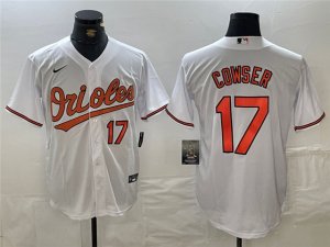 Baltimore Orioles #17 Colton Cowser White Limited Jersey