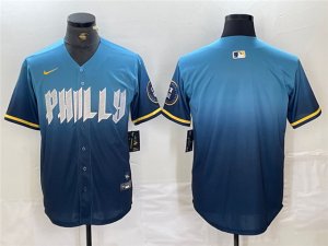 Philadelphia Phillies Blue 2024 City Connect Limited Team Jersey