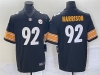 Pittsburgh Steelers #92 James Harrison Black Vapor Limited Jersey