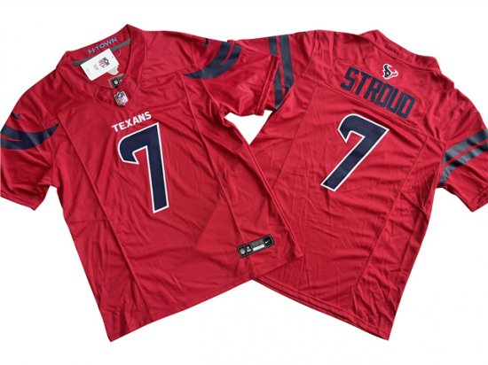 Houston Texans #7 C.J. Stroud 2024 Red Vapor F.U.S.E. Limited Jersey