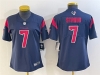 Women's Houston Texans #7 C.J. Stroud Color Rush Navy Limited Jersey