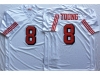 San Francisco 49ers #8 Steve Young 1994 Throwback White Jersey