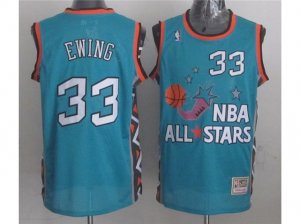 1996 NBA All-Star Game Eastern Conference #33 Patrick Ewing Teal Hardwood Classic Jersey