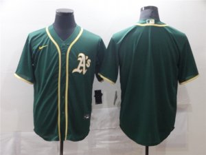 Oakland Athletics Blank Green Cool Base Team Jersey