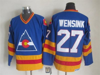 Colorado Avalanche #27 John Wensink 1980 CCM Vintage Blue Jersey