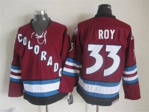 Colorado Avalanche #33 Patrick Roy 2002 CCM Vintage Burgundy Jersey