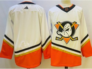 Anaheim Ducks Blank White 2022/23 Retro Jersey